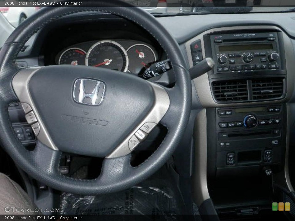 Gray Interior Controls for the 2008 Honda Pilot EX-L 4WD #38031208