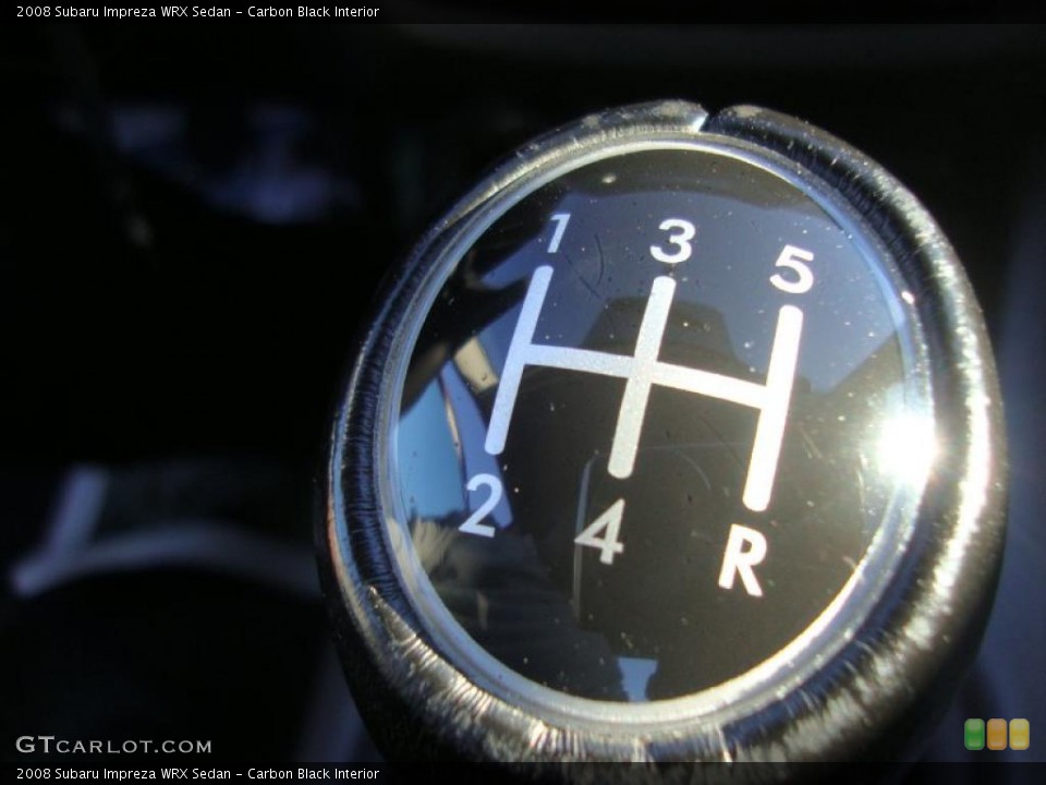 Carbon Black Interior Transmission for the 2008 Subaru Impreza WRX Sedan #38031897