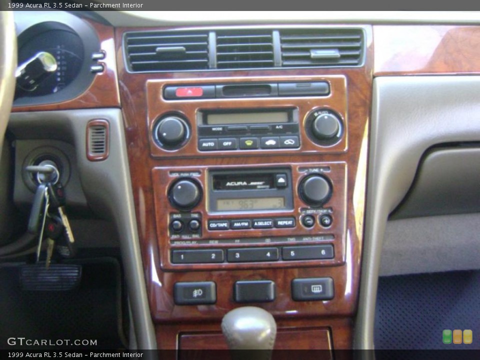 Parchment Interior Controls for the 1999 Acura RL 3.5 Sedan #38033993