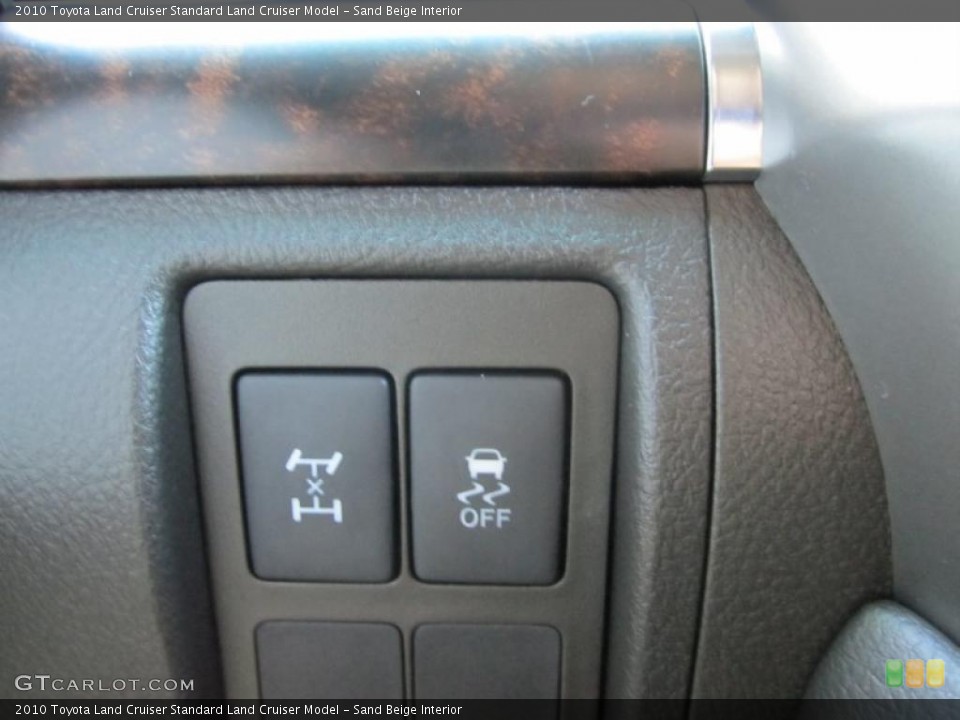 Sand Beige Interior Controls for the 2010 Toyota Land Cruiser  #38035542