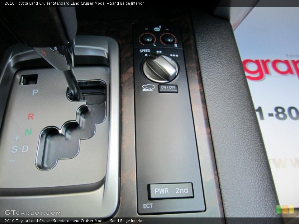 Sand Beige Interior Controls for the 2010 Toyota Land Cruiser  #38035574