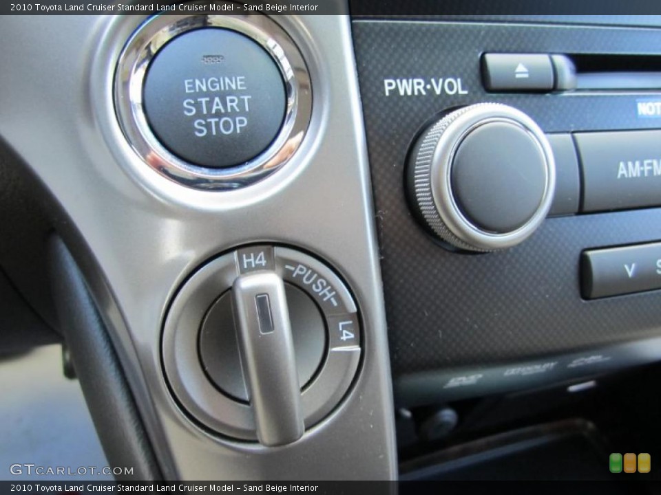 Sand Beige Interior Controls for the 2010 Toyota Land Cruiser  #38035594