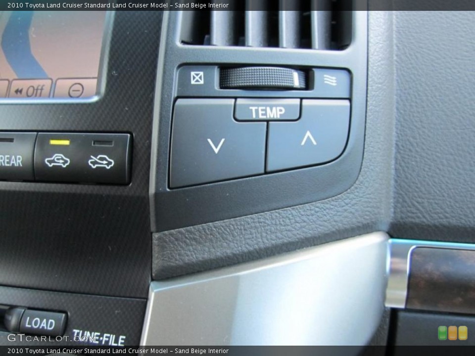 Sand Beige Interior Controls for the 2010 Toyota Land Cruiser  #38035626