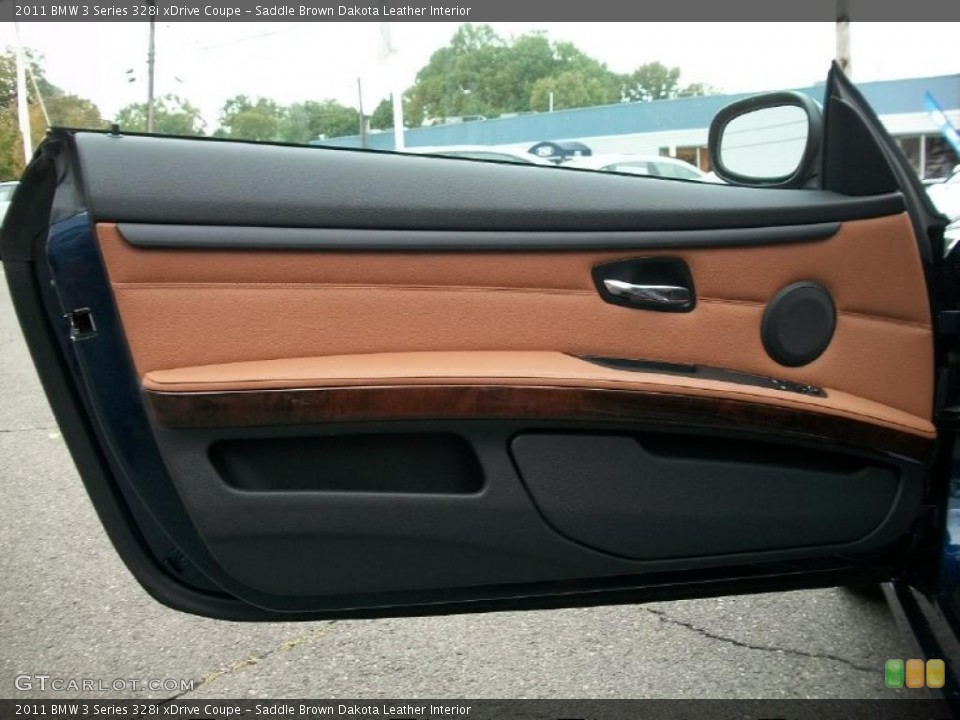 Saddle Brown Dakota Leather Interior Photo for the 2011 BMW 3 Series 328i xDrive Coupe #38040366