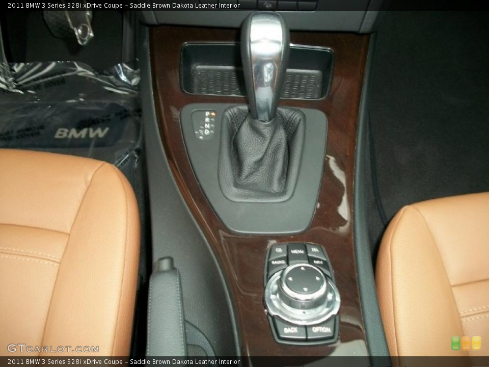 Saddle Brown Dakota Leather Interior Transmission for the 2011 BMW 3 Series 328i xDrive Coupe #38040530