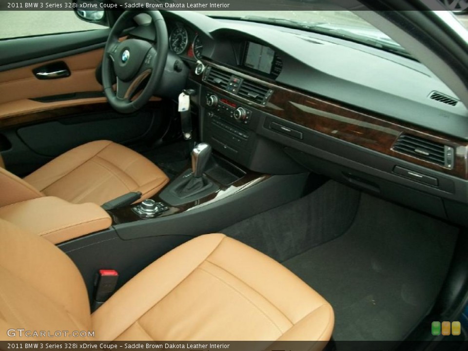 Saddle Brown Dakota Leather Interior Photo for the 2011 BMW 3 Series 328i xDrive Coupe #38040646
