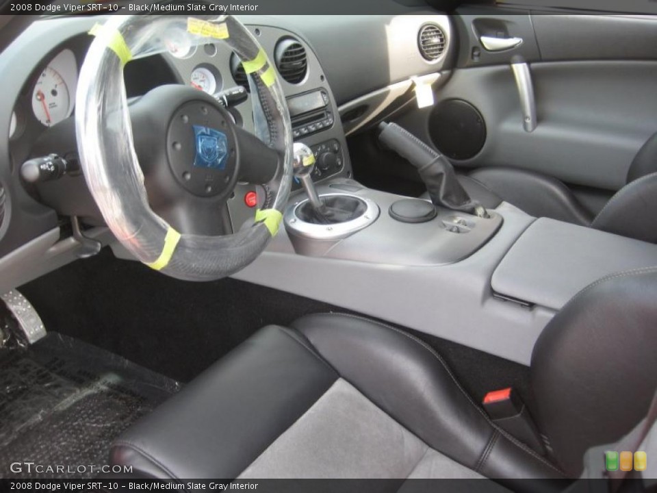 Black/Medium Slate Gray Interior Photo for the 2008 Dodge Viper SRT-10 #38041178