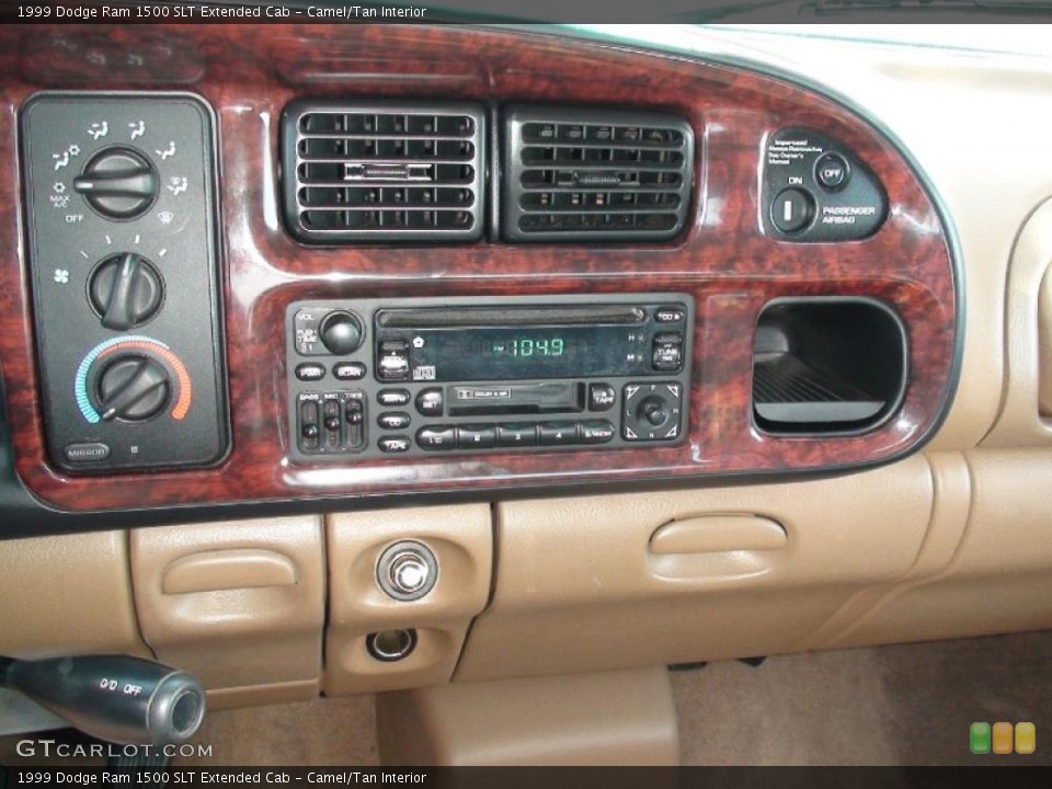 Camel/Tan Interior Controls for the 1999 Dodge Ram 1500 SLT Extended Cab #38041398