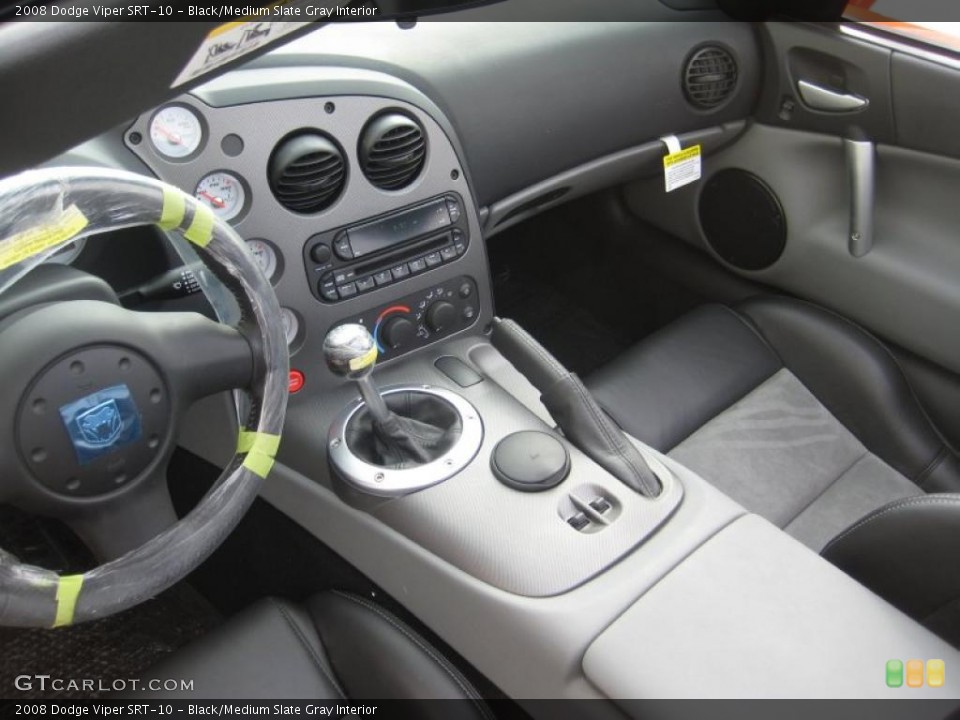 Black/Medium Slate Gray Interior Photo for the 2008 Dodge Viper SRT-10 #38041442