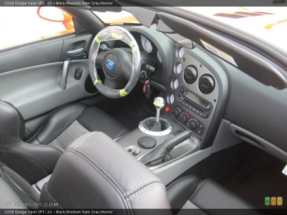 Black/Medium Slate Gray Interior Photo for the 2008 Dodge Viper SRT-10 #38041538