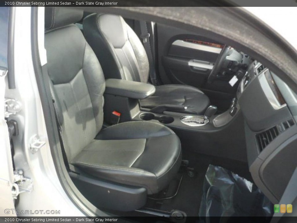 Dark Slate Gray Interior Photo for the 2010 Chrysler Sebring Limited Sedan #38042282