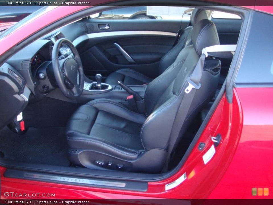 Graphite Interior Photo for the 2008 Infiniti G 37 S Sport Coupe #38043162