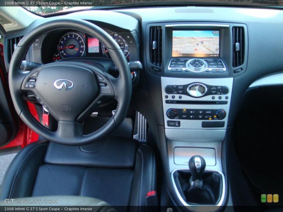 Graphite Interior Photo for the 2008 Infiniti G 37 S Sport Coupe #38043190