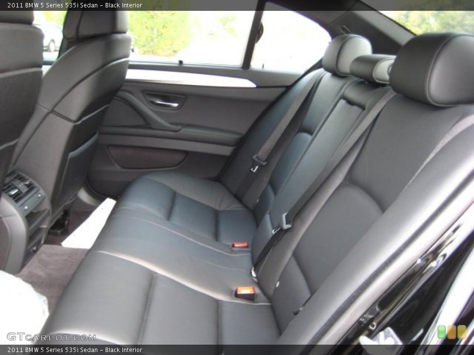 Black Interior Photo for the 2011 BMW 5 Series 535i Sedan #38044215
