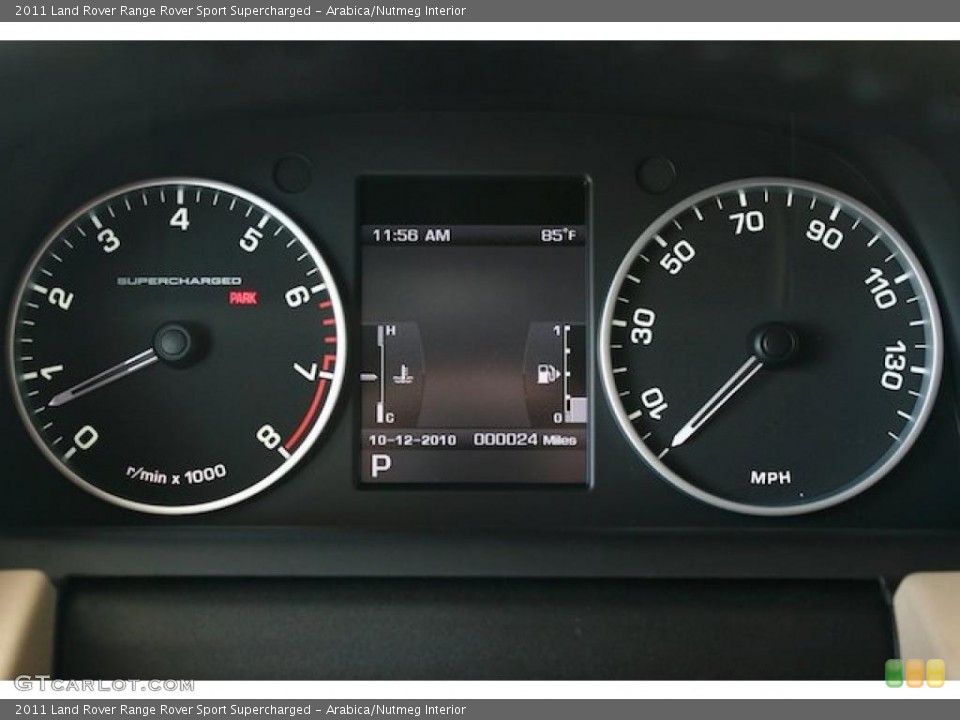 Arabica/Nutmeg Interior Gauges for the 2011 Land Rover Range Rover Sport Supercharged #38044231