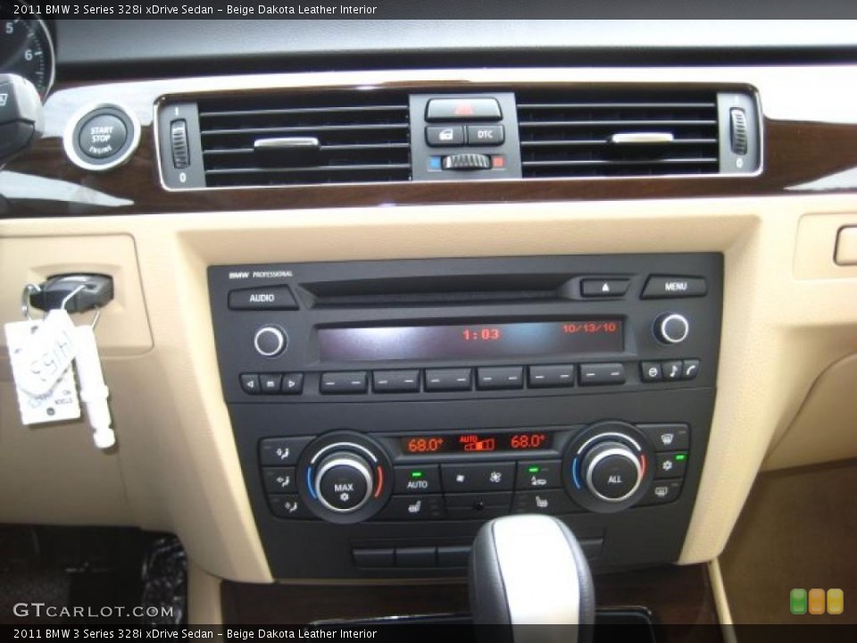 Beige Dakota Leather Interior Controls for the 2011 BMW 3 Series 328i xDrive Sedan #38044851
