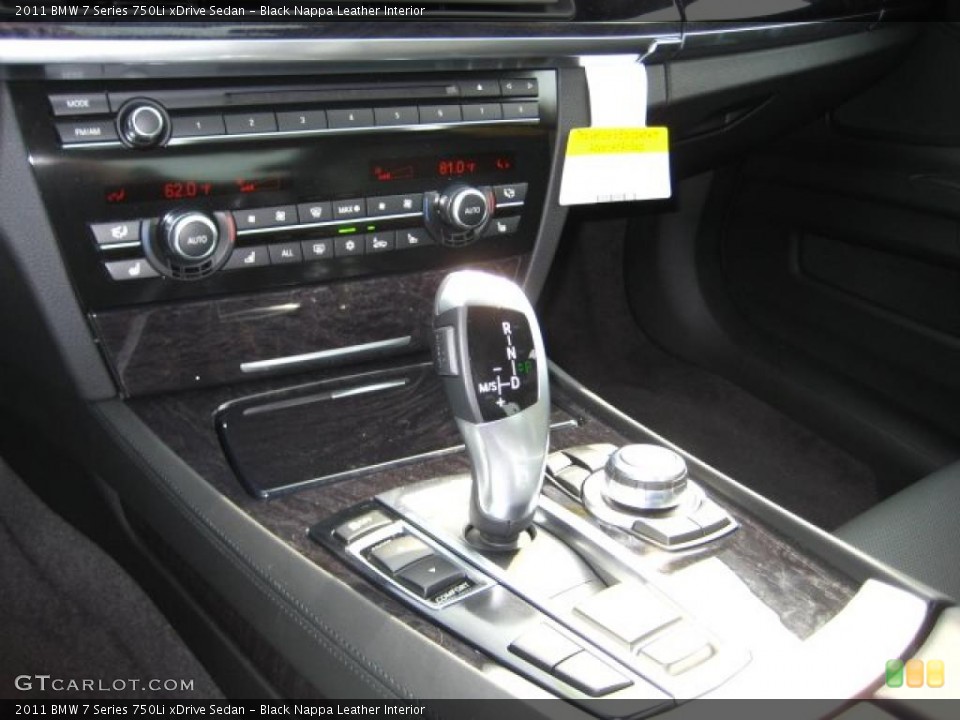 Black Nappa Leather Interior Controls for the 2011 BMW 7 Series 750Li xDrive Sedan #38045424