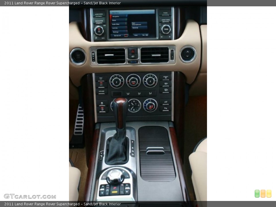 Sand/Jet Black Interior Controls for the 2011 Land Rover Range Rover Supercharged #38045600