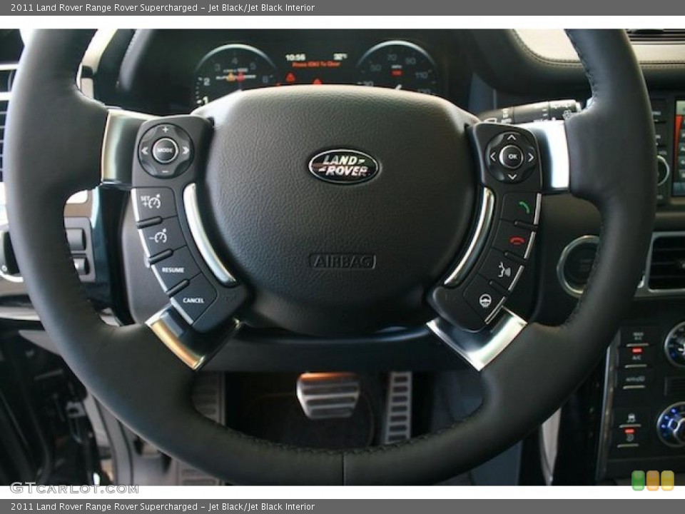 Jet Black/Jet Black Interior Steering Wheel for the 2011 Land Rover Range Rover Supercharged #38045856