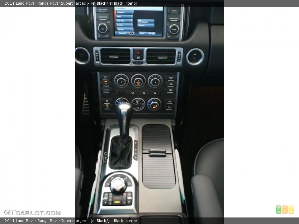 Jet Black/Jet Black Interior Controls for the 2011 Land Rover Range Rover Supercharged #38045924