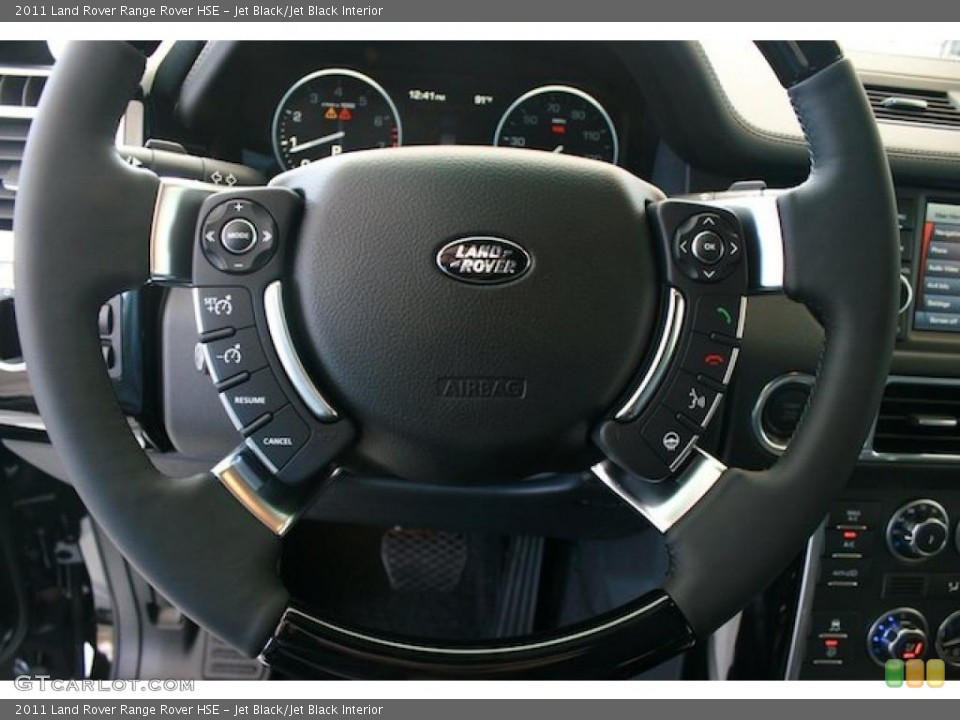Jet Black/Jet Black Interior Gauges for the 2011 Land Rover Range Rover HSE #38046200