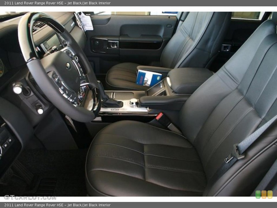 Jet Black/Jet Black Interior Photo for the 2011 Land Rover Range Rover HSE #38046232