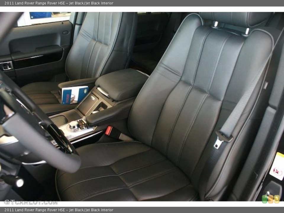 Jet Black/Jet Black Interior Photo for the 2011 Land Rover Range Rover HSE #38046248