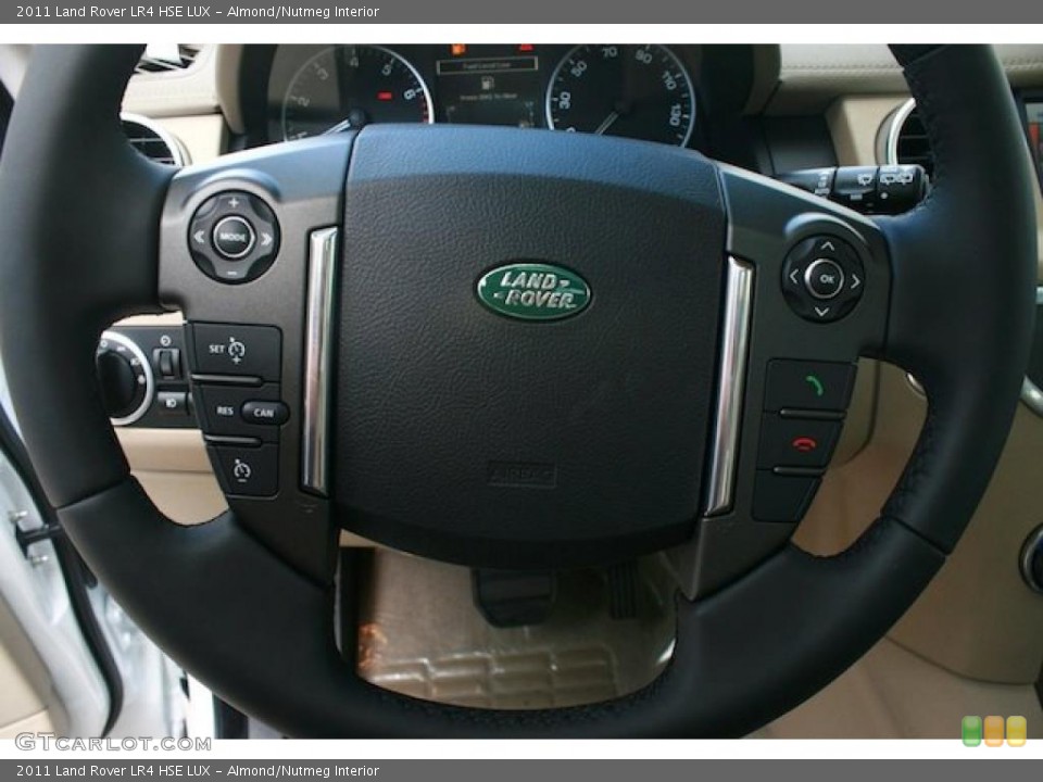 Almond/Nutmeg Interior Steering Wheel for the 2011 Land Rover LR4 HSE LUX #38046552