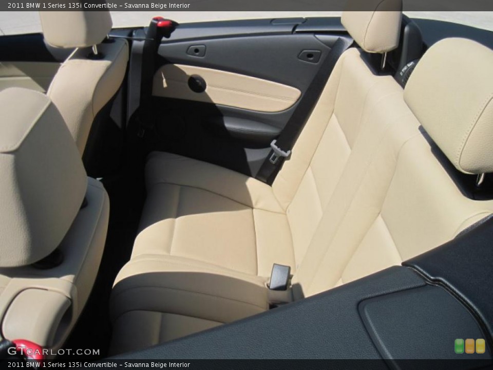 Savanna Beige Interior Photo for the 2011 BMW 1 Series 135i Convertible #38046644