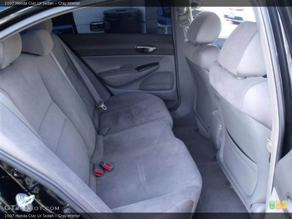 Gray Interior Photo for the 2007 Honda Civic LX Sedan #38046664