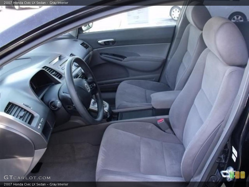 Gray Interior Photo for the 2007 Honda Civic LX Sedan #38046760