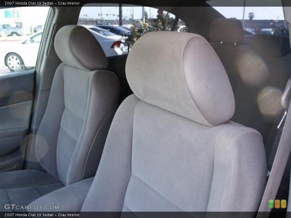 Gray Interior Photo for the 2007 Honda Civic LX Sedan #38046800