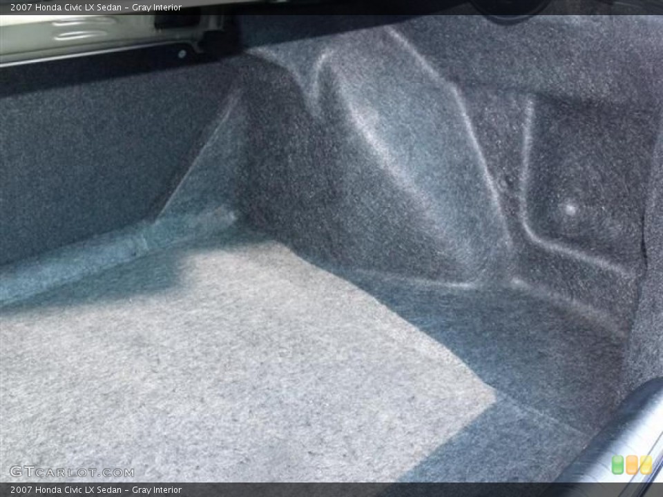 Gray Interior Trunk for the 2007 Honda Civic LX Sedan #38046860