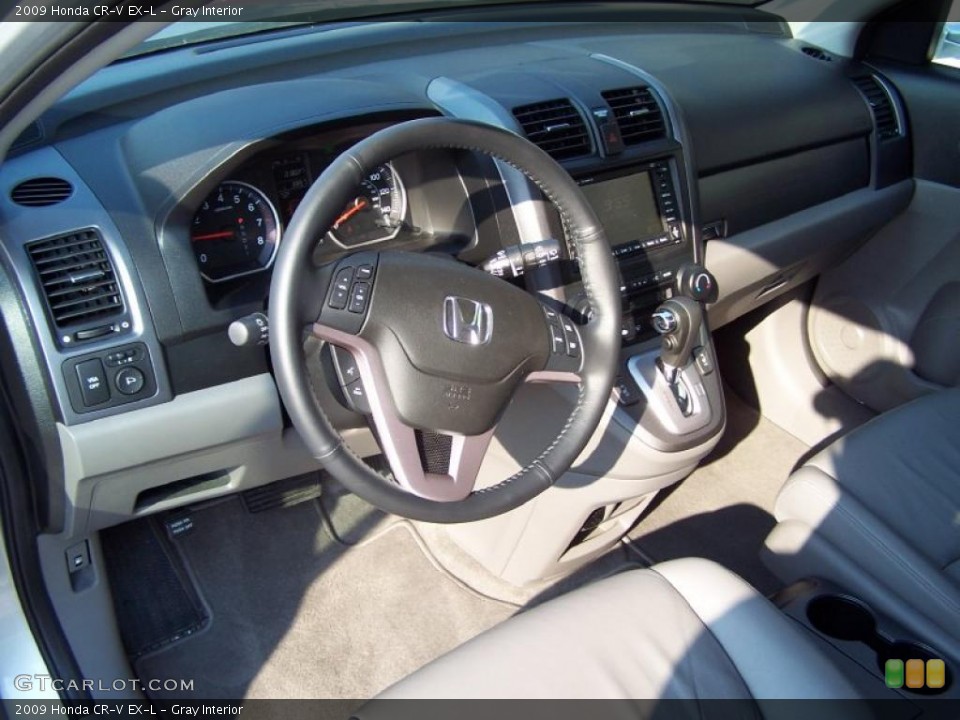 Gray Interior Photo for the 2009 Honda CR-V EX-L #38051057