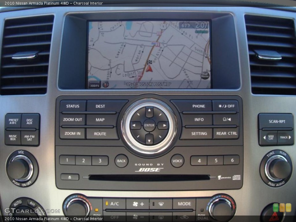 Charcoal Interior Navigation for the 2010 Nissan Armada Platinum 4WD #38052026