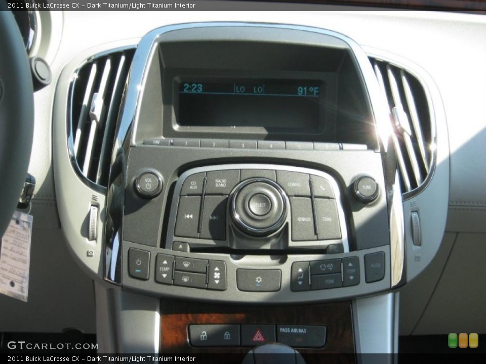 Dark Titanium/Light Titanium Interior Controls for the 2011 Buick LaCrosse CX #38053504