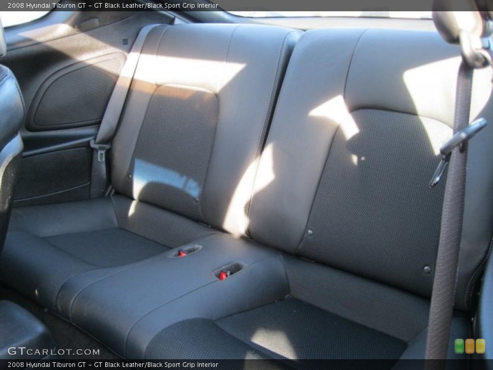 GT Black Leather/Black Sport Grip Interior Photo for the 2008 Hyundai Tiburon GT #38053694