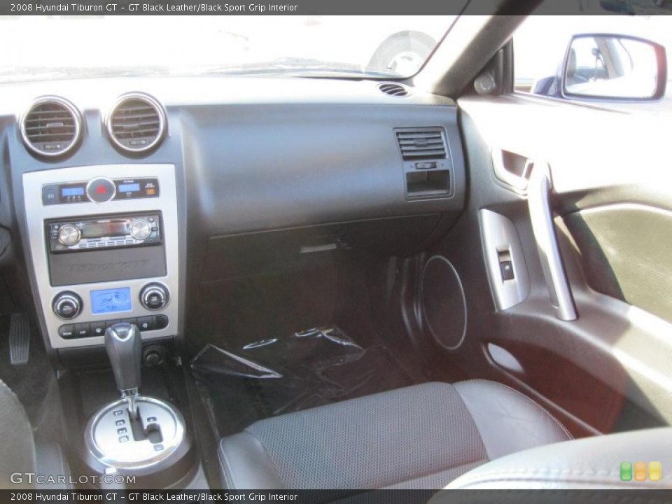 GT Black Leather/Black Sport Grip Interior Photo for the 2008 Hyundai Tiburon GT #38053966