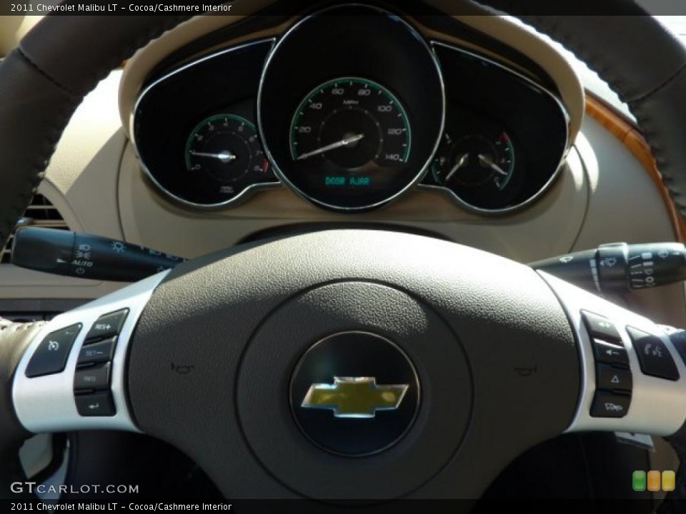 Cocoa/Cashmere Interior Controls for the 2011 Chevrolet Malibu LT #38055162