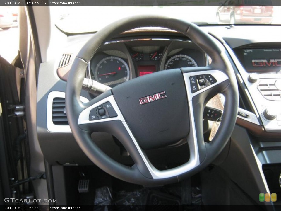 Brownstone Interior Steering Wheel for the 2010 GMC Terrain SLT #38055602