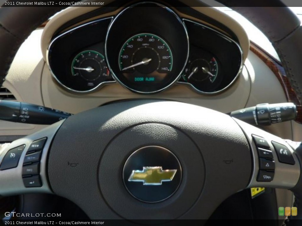 Cocoa/Cashmere Interior Controls for the 2011 Chevrolet Malibu LTZ #38055750
