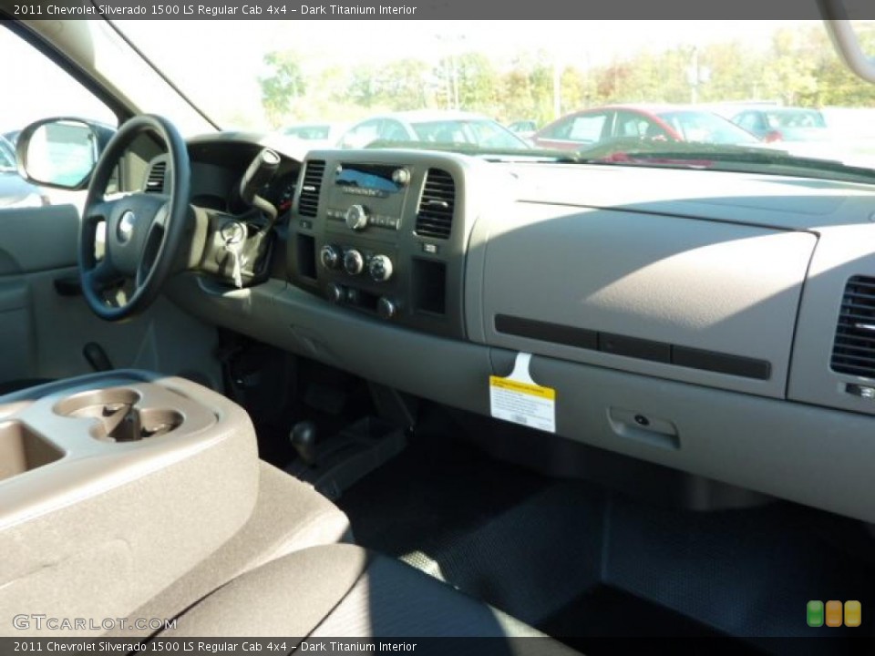 Dark Titanium Interior Photo for the 2011 Chevrolet Silverado 1500 LS Regular Cab 4x4 #38056490