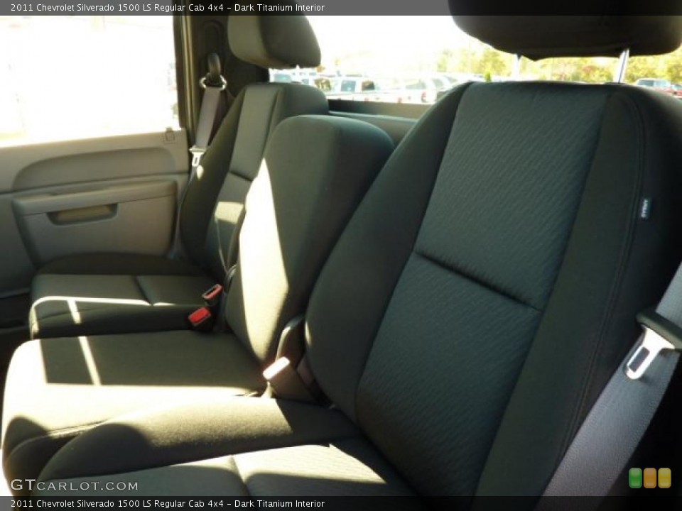 Dark Titanium Interior Photo for the 2011 Chevrolet Silverado 1500 LS Regular Cab 4x4 #38056506