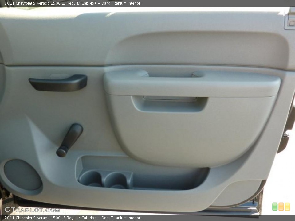 Dark Titanium Interior Photo for the 2011 Chevrolet Silverado 1500 LS Regular Cab 4x4 #38056606