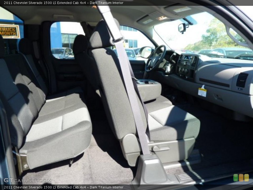 Dark Titanium Interior Photo for the 2011 Chevrolet Silverado 1500 LS Extended Cab 4x4 #38057163