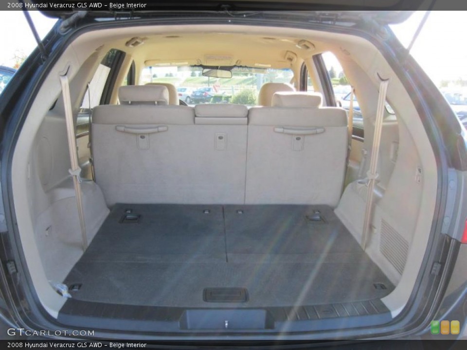 Beige Interior Trunk for the 2008 Hyundai Veracruz GLS AWD #38057514