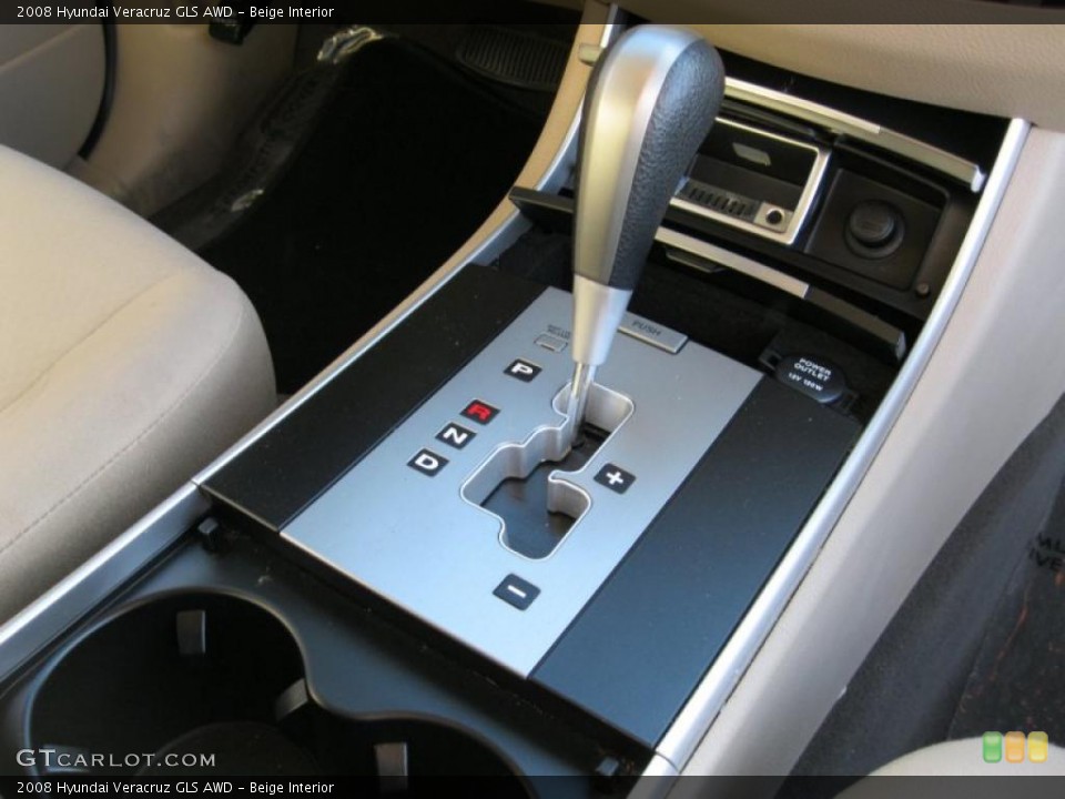 Beige Interior Transmission for the 2008 Hyundai Veracruz GLS AWD #38057862