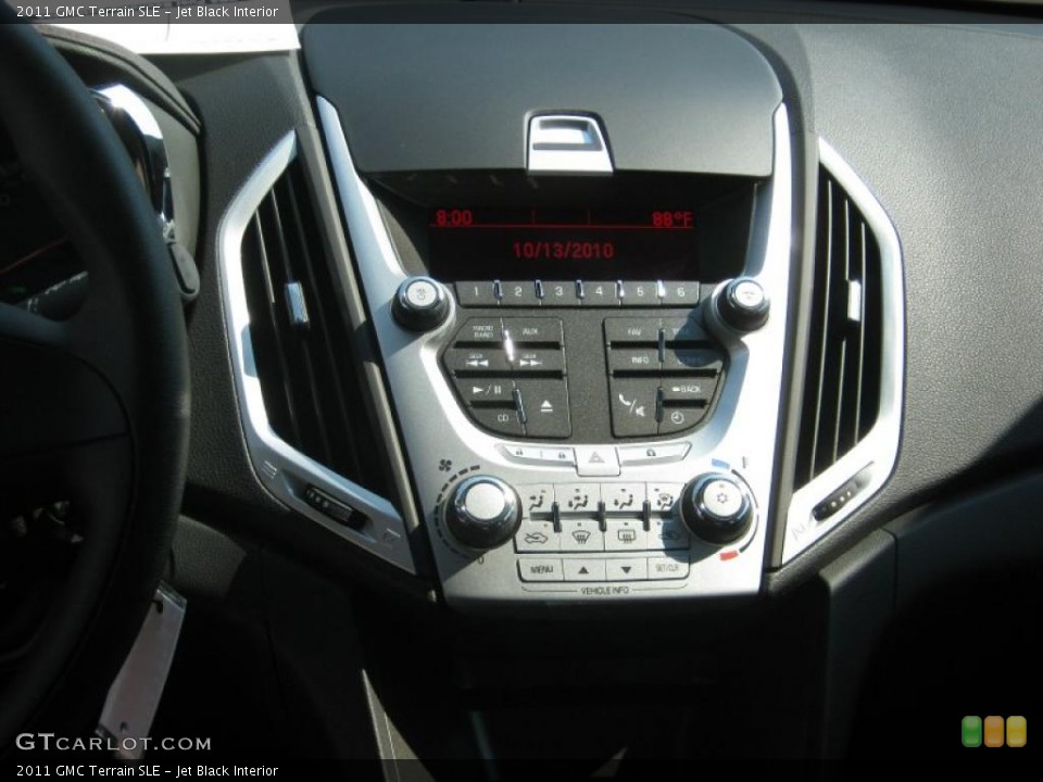 Jet Black Interior Controls for the 2011 GMC Terrain SLE #38058238