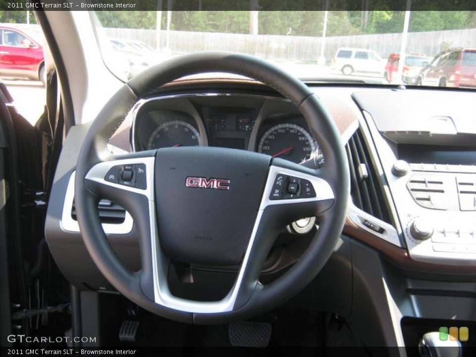 Brownstone Interior Steering Wheel for the 2011 GMC Terrain SLT #38058656