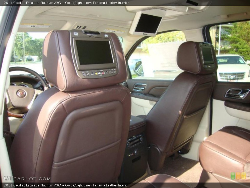 Cocoa/Light Linen Tehama Leather Interior Photo for the 2011 Cadillac Escalade Platinum AWD #38058724